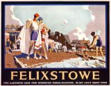 Felixstowe LNER Railway Poster Ad 1930s