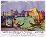 Venice Holidays Southern Railway Poster Type Advert 1930s