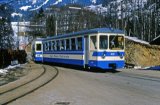 Tram No 431 near Le Sepey on 22.2.1988