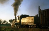 Cuba Railways, No 1728 cane train, sunset c92