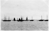 Scilly Isles St Marys 1912 French crabbers Molls boat in foreground CMc.jpg