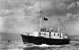 Kent Shipping  Thames MV John Ashley Mission to seafarers church c1950 CMc.jpg