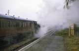 Ogbourne, No 3682 1.05 Swindon-Marlborough departing 5.1961