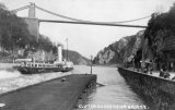PS Westward Ho, P & A Campbell, Clifton suspension bridge & Hotwells pier c1908.jpg