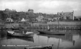Portpatrick harbour, lifeboat & steam launch Margaret c1910.jpg
