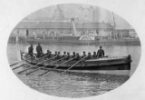 Weymouth lifeboat & crew in harbour c1905.jpg