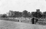 Marple cemetery, with the church in the background, circa 1904