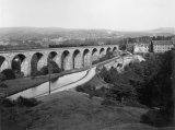 Marple viaduct and Peak Forest Canal aqueduct circa 1895